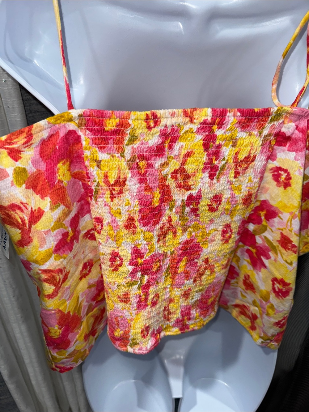 Old Navy- NWT Floral Tie Strap Cami Top – Size XL - Picture 11 of 12